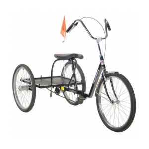 Tricycle 500 lb Cap. Black 24 Wheel